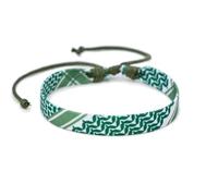 XuQiZZpp Braccialetto etnico tradizionale in stile mediorientale, lunghezza regolabile, gioiello versatile per uomini e donne, articolo regalo culturale, Misura unica, come descritto