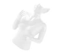 XuQiZZpp Busto di manichino artistico con testa realistica, per presentare gioielli nei negozi o a casa, Misura unica, come descritto