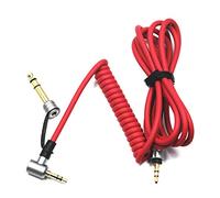 XuQiZZpp Cavo di ricambio per cavo da 3,5 mm, prolunga lunga per cuffie Dre per e cambiare canzoni con il pulsante del microfono. Ma i controlli del volume funzionano solo prodotti