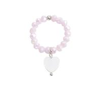 XuQiZZpp Comfort Fit, anelli a forma di cuore con diametro interno di 16 mm, autentici materiali di conchiglia, raffinati, gioielli per uso quotidiano
