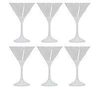 XuQiZZpp Confezione da 6 bicchieri per acqua incandescente da 210 ml, bicchieri da cocktail lampeggianti, tazze da cocktail per uso domestico, tazze trasparenti