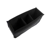 XuQiZZpp Custodia organizer per fotocamera DSLR con divisori regolabili per protezioni SLR Organizzatori inserto, Nero