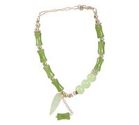 XuQiZZpp Gioielli da polso in resina cinese con charm congiunta per uso quotidiano accessorio unico, Misura unica, come descritto