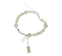 XuQiZZpp Gioielli da polso in resina cinese con charm congiunta per uso quotidiano accessorio unico, Misura unica, come descritto