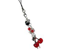 XuQiZZpp Gioielli di fascino decorativo compatto della corda del telefono delle meduse della frutta della lega alla moda per gli accessori di elettronica