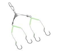 XuQiZZpp Linea ad alta resistenza d'ardore della struttura ardente del separatore inossidabile dell'amo di pesca di stili di Antiwrap per le grandi battaglie dei pesci Antitangle