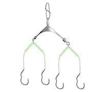 XuQiZZpp Linea ad alta resistenza d'ardore della struttura ardente del separatore inossidabile dell'amo di pesca di stili di Antiwrap per le grandi battaglie dei pesci Antitangle