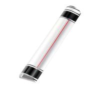 XuQiZZpp Piccolo strumento di misurazione da 15,2 cm con lente d'ingrandimento integrata, in acrilico, per allineamento tessile e miglioramento del modello artigianale