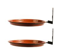 XuQiZZpp Proof Outdoor Bird Feeder Set con doppio scomparto multifunzionale decorazione da giardino