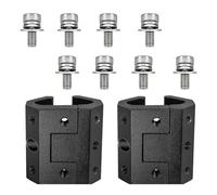 XuQiZZpp Sacchetti per attrezzi Monti Rails Clip per Packouts Angolo Scatole degli attrezzi Sistemi di binari Alluminio Universalmente Pacchetti Rails Adattatore