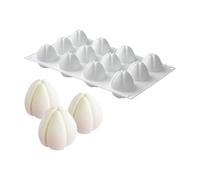 XuQiZZpp Stampi da forno creativi a forma di tulipani 6/12 cavità vassoio in silicone per dessert fatti a mano decorazioni per feste rilascio problemi demolizione multiuso in silicone Bakewares