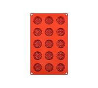 XuQiZZpp Stampi in silicone a 15 fori per mousse torte a forma di fiore accessori da forno gadget regali per amanti stampi da forno in silicone per forno