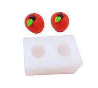 XuQiZZpp Stampi in silicone a forma di frutta modellati con 4 disegni per torte, cioccolatini e gioielli artigianali