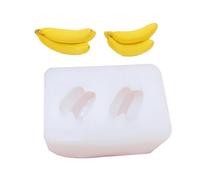 XuQiZZpp Stampi in silicone a forma di frutta modellati con 4 disegni per torte, cioccolatini e gioielli artigianali