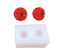 XuQiZZpp Stampi in silicone a forma di frutta modellati con 4 disegni per torte, cioccolatini e gioielli artigianali