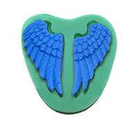 XuQiZZpp Stampo in silicone a forma di angelo, decorazione per torte, cioccolatini, caramelle, per matrimoni, compleanni, Pasqua, piccole e grandi