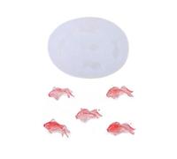 XuQiZZpp Stampo in silicone per torta alla carpa, con design facile del rilascio, adatto per gelatina di caramelle