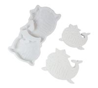 XuQiZZpp Stampo multiuso in silicone a forma di balena, per candele, sapone, progetti di decorazione domestica