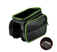 XuQiZZpp Supporto per borsa per telefono cellulare Manubrio con touch screen Mountain Bike Tubo superiore anteriore Borse per portapacchi Telaio di montaggio Grande Capacità Mountain Top Tube Pouch