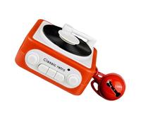 XuQiZZpp Supporto registrabile per fonografo, con 3 canzoni e voce, ideale per accessori auto, portachiavi con grammofono