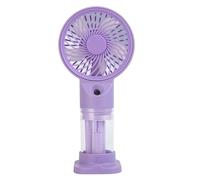 XuQiZZpp Ventilatore portatile leggero Portatile Velocità Regolabile Ventilatore da tavolo nebulizzatore a batteria per pendolari Umidificatore d'acqua Ventola di raffreddamento da viaggio