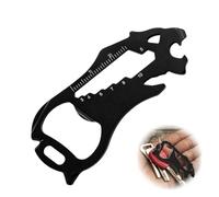 XURJUMI 8 In 1 Portachiavi Multi-Tool, Stuffers Regali Per Gli Uomini, Mini Edc Cool Gadget Tool Multitool, Mens Regali Per Papà Lui Nonno (Nero)