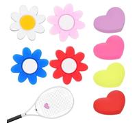 XURJUMI 8 Pezzi Ammortizzatore per Racchetta da Tennis,Antivibrazioni Tennis,Ammortizzatore Racchetta in Silicone Adatto Atleti Professionisti e Principianti