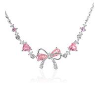XURJUMI Braccialetto Con Fiocco Regalo Di Natale Per Amici, Braccialetto Dell'Amicizia Con Nodo D'Amore, Bracciale Regolabile Per Migliori Amici, Regalo Per Donna(Argento)