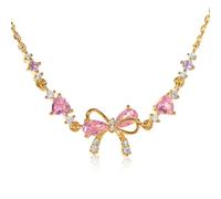 XURJUMI Braccialetto Con Fiocco Regalo Di Natale Per Amici, Braccialetto Dell'Amicizia Con Nodo D'Amore, Bracciale Regolabile Per Migliori Amici, Regalo Per Donna(Oro)