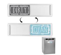 XURJUMI Magnete Lavastoviglie Pulito e Sporco Segno,Magnete in Lega di Zinco per Lavastoviglie,Cartello Magnetico Facile da Leggere e Far Scorrere,Dishwasher Magnet Antigraffio Decorazione