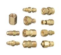 Xuro 1 pz. Adattatori for bombola e regolatore di acetilene CGA-200 CGA-300 CGA-510 CGA-520 in ottone(CGA-520 to CGA-300)