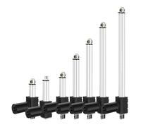 Xuro Attuatori lineari DC 12/24V Motore elettrico 6000N Attuatore for impieghi gravosi Lunghezza corsa 50-1000mm for supporto di sollevamento for lettino for massaggi(350mm Stroke,12V 6000N)
