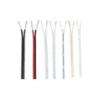 Xuro Cavo di prolunga for Striscia LED in PVC Isolato in Rame stagnato da 5 m/10 m/20 m UL2468 a 2 Pin, Calibro AWG 16/18/20/22/24/26/28/30(Clear-Clear,10 Meters_18AWG)