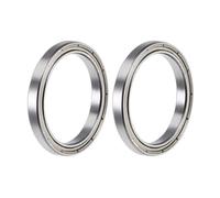 Xuro Cuscinetto 2/5 pezzi 608 6700 6701 6702 6703 6704 6705 6706 6707 6708 6709 6710-2RS ZZ Cuscinetti a sfere schermati in gomma a parete ultra sottile(Zz,5PCS_6709 45X55X6MM)