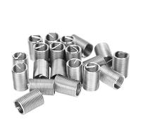 Xuro Inserti filettati elicoidali in acciaio inossidabile 304 M1.6 M2 .5 M3~M24 Boccola filettata Manicotto in filo avvolto Set di fissaggio Kit riparazione filettature(Length 3D,M6x 1.0 (50pcs))