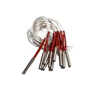 Xuro Parti for stampante 3D Elemento riscaldante Hotend 6x50-75mm 220V 100W-140W 304SS Cartuccia riscaldante ad alta temperatura 10 pezzi(220V 105W 6x55mm)