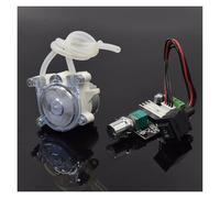 Xuro Pompa peristaltica micro DC 6V-12V piccola mini 500 motore riduttore pompa dosatrice for liquidi acqua inversa for campionamento inchiostro da laboratorio(Pump with Controller)