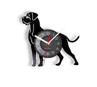 XUSANSHI 30cm Orologio Orologio da parete per cani Doggy Pets Animali Vinyl LP Record Orologio da parete Home Decor per gli amanti dei cuccioli