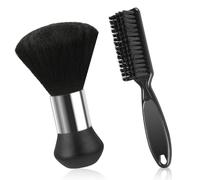 Xushengsheng 2 pezzi Neck Duster spazzola da parrucchiere per capelli sciolti, spazzola professionale da parrucchiere Soft Hair dressing Trimmer Electric Clipper, spazzola per la pulizia dei capelli