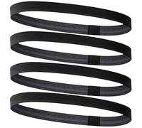 Xushengsheng 4 fasce leggere per capelli, elastiche, antiscivolo, adatte per uomini e donne durante la corsa.
