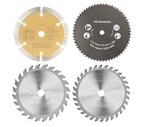 Xusywdm 115 x 10 mm multifunzione in metallo duro set con 4 lame in plastica per circolare