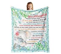 Xutapy Regalo per nipote da nonna, regalo di compleanno e laurea per nipote coperta 101,6 x 127,2 cm, regalo per mia nipote, regalo per la migliore nipote di sempre, regalo di battesimo per nipote