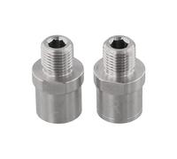 XUTCEKOUYR Adattatori for Pedali da Bicicletta in Acciaio Inossidabile Adatti a Pedali da 9/16 Pollici e pedivelle da 1/2 Pollice. Accessori for Parti di Biciclette da Ciclismo.(4pc)