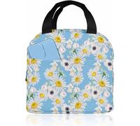 XUTCEKOUYR Borsa Termica for Il Pranzo con Motivo Floreale, for Donne e Ragazze, Organizer Portatile, Borsa Termica(1)