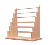 XUTCEKOUYR Porta Orecchini in Legno, espositore for Gioielli for la casa, Clip for Orecchie sospese, Scheda for Orecchini da Esposizione, Contenitore for Oggetti di Scena in Carta(Stay 4)