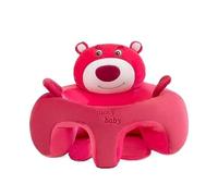 XUTCEKOUYR Seggiolino for neonati con animali dei cartoni animati, divano in peluche for bambini piccoli, fodera lavabile for supporto for la schiena e la testa, seggiolino for neonati(Bear)