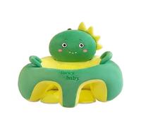 XUTCEKOUYR Seggiolino for neonati con animali dei cartoni animati, divano in peluche for bambini piccoli, fodera lavabile for supporto for la schiena e la testa, seggiolino for neonati(Dinosaur)