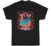 XUTSE Men's Dokken T-Shirt Back for The Attack Tour Tees Black 3XL