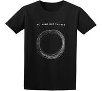 XUTSE Nothing But Thieves Logo Funny T Shirts for Men Adult Black M