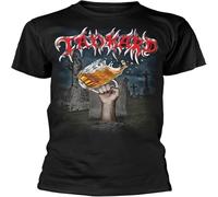 XUTSE Tankard 'Die with A Beer' T-Shirt Casual Graphic Tops Black L